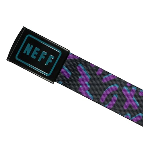 Neff Reversible Canvas Web Belt with Slide Buckle for Men OSFM2