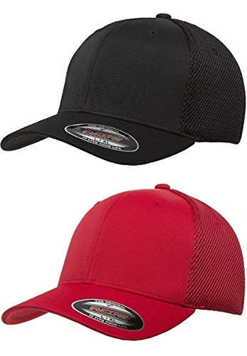 Image of Flexfit Two-Tone Stretch Mesh Fitted Cap Hat