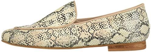 KAANAS Women's CARMENERE Snake Loafer Flat Fashion Shoe, Blush, 8 Regular US | Image 7