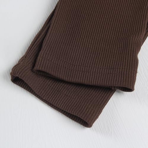 Artfish Women's Long Sleeve V Neck Crop Top Ribbed Knit Slim Fitted Basic T-Shirts4