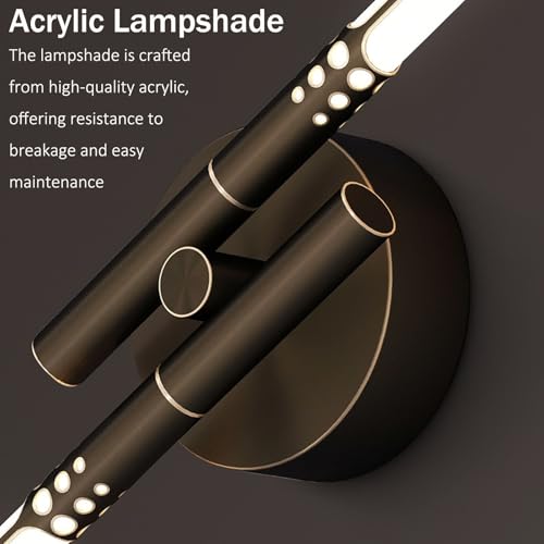 Aplique de pared LED lineal con tres colores de luz regulable 3
