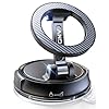 Car Phone Holder for Magsafe [78+LBS Strongest Suction & 2400gf Strongest Magnetic] 360° Adjustable Car Phone Mount, Phone Holders for Your Car for iPhone 16 Pro Max 15 14 13 12 Plus (Carbon Fiber)