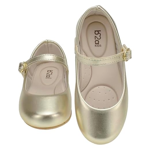 Genérico, Sapatilha Infantil Feminina Boneca B2A kids SocialTradicional Básica Verniz. Cor:Dourado;Tamanho:29