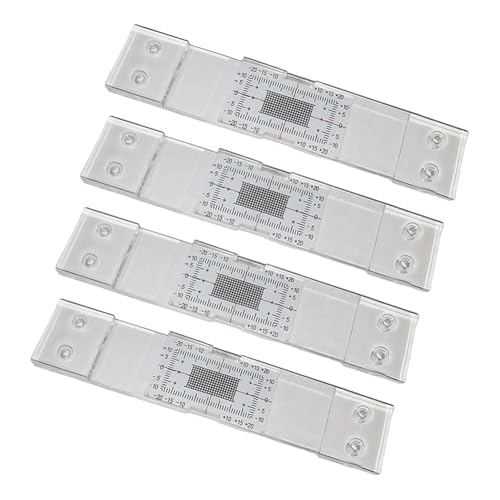 Thickness Gauge 4Pcs Crack Monitoring Record, Standard Tell-Tale Crack Monitor for the Standard and Corner Tell-Tale miniatura 5
