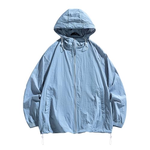 Chaqueta liviana con capucha para hombre miniatura 1