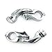 HTTMT Kit 111- Chrome 2.5 Inches Short Angled Adjustable Highway Foot Peg Mount Kit Compatible with 1.25 Inches (1-1/4 Inches) Engine Guard (Kawasaki VULCAN/Suzuki BOULEVARD M90)