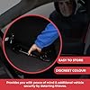 GADLANE Twin Bar Steering Wheel Lock - Car Steering Lock, Anti-Theft Device, Strong Car Security for Cars, Van & Caravan with 2 Keys (Black) #5