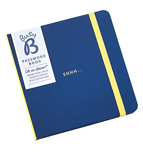 Busy B Password Notebook - Navy