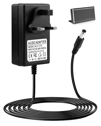 17V 1A Charger for Bose Soundlink I II III, Replacement Power Cable for Bluetooth Speaker 1 2 3, Wireless Bluetooth Speaker Power Supply Adapter Portable for 306386-101 369946-1300