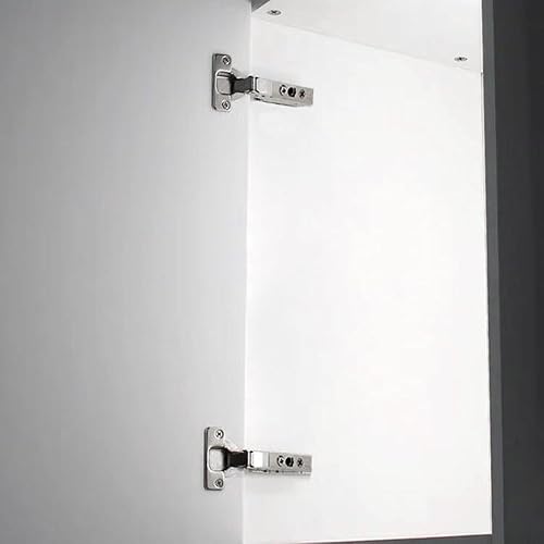 Miniatura 6 de 1 par (2 unidades) bisagras de puerta de gabinete de cocina de cierre suave para gabinete de marco de cara, apertura de 105 grados, cierre