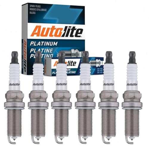 6 pc Autolite Platinum Spark Plugs compatible with Nissan Pathfinder 3.5L 4.0L V6 2001-2012