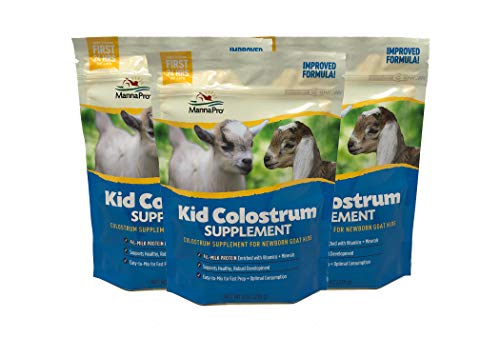 Manna Pro Goat Kid Colostrum Supplement, 8 Ounce (Pack of 3)