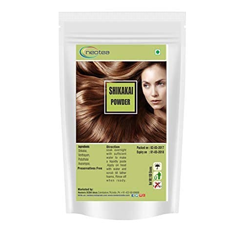 Miniatura 5 de Neotea Hibiscus Amla Bhringraj Shikakai Semilla de fenogreco en polvo cada paquete combinado de 3.53 oz