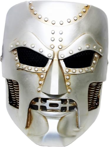 Máscara de resina Dr-Doom Super villano Fantástico Cuatro Victor von Dr-Doom Casco Cosplay Accesorios