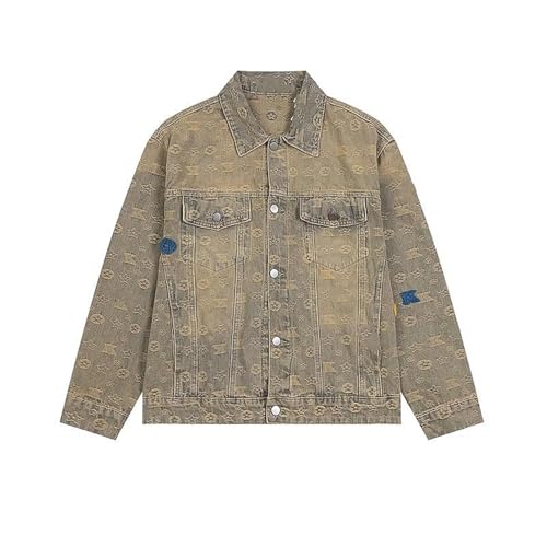 Veste en denim homme high street ample et confortable contre le vent frais