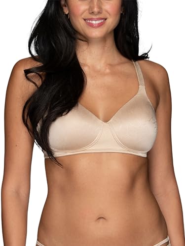 Image of Vanity Fair Women's Perfect T-Shirt Bra, Body Shine Full Coverage, Lightly Lined Cups up to DD