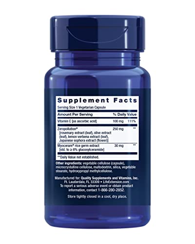 Life Extension Daily Skin Defense, Vitamin C and Ceramides, 30 Capsules - image 2