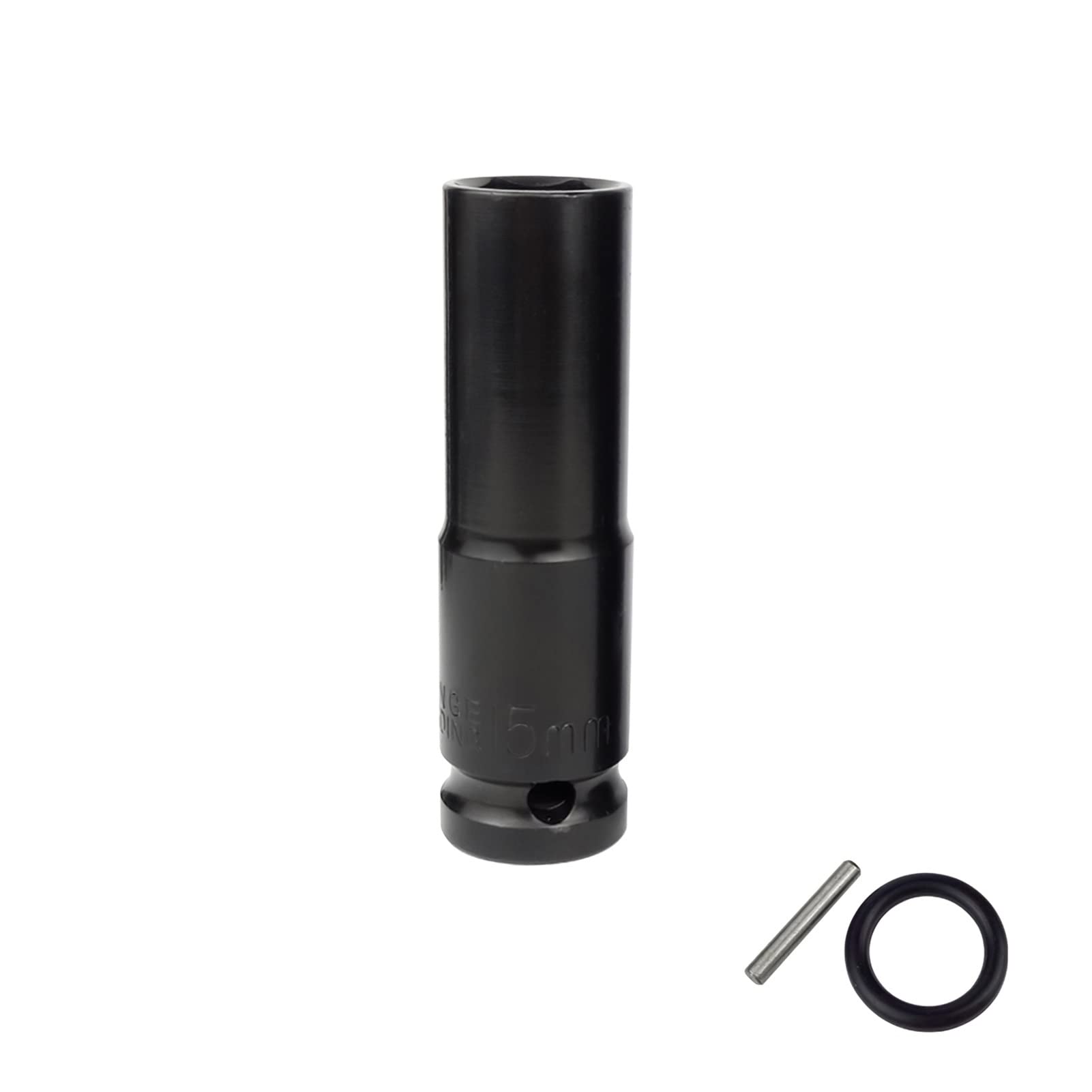 Jeu de douilles à choc profondes 3 pièces avec entraînement métrique 1/2", adaptateur de clé solide et robuste pour outils manuels et outils de réparation (couleur : 78 x 11 mm) (78 x 15 mm)