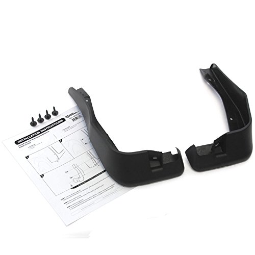 2013-2015 Compatible With Honda Accord Sedan Mud Flaps Mud Guards Splash Guards Front Rear Molded 4Pc Set #TOP5
