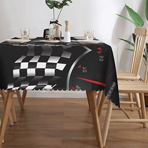 Nappe de table rectangulaire en polyester 137x183 cm lavable