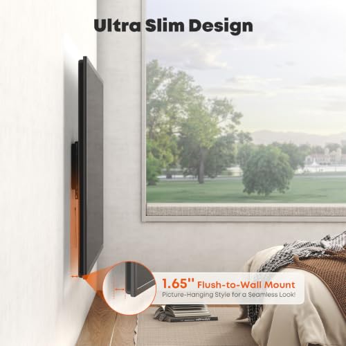 Putorsen Ultra Slim 1.65" Low Profile TV Wall Mount for 43-100" TVs - image 3