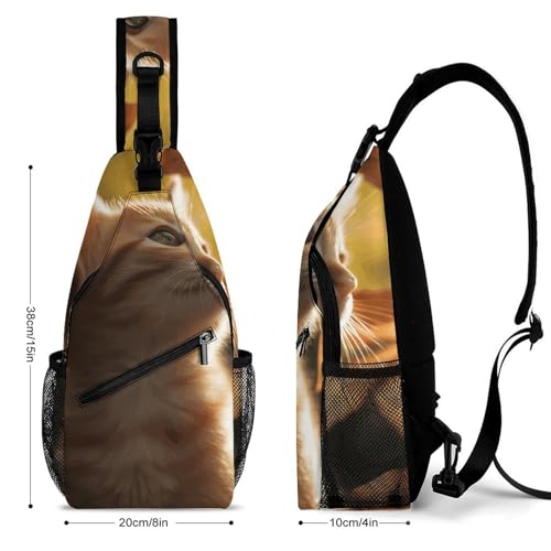 Mochila bandolera deportiva casual para senderismo miniatura 2