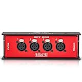 CAT Box FX - Female XLR Stage Box with Analog Audio Over Shielded CAT Cable. Send 4 Channels of...