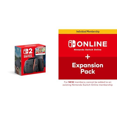 Image of Nintendo Switch 2: Choose Your Game Bundle Switch Online + Expansion Pack 12-month Individual Membership