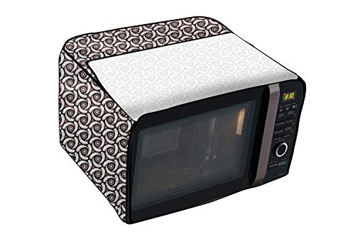 Image of Stylista Microwave Oven Cover for Panasonic 27 L Convection NN-CD684BFDG Packed Pattern Grey