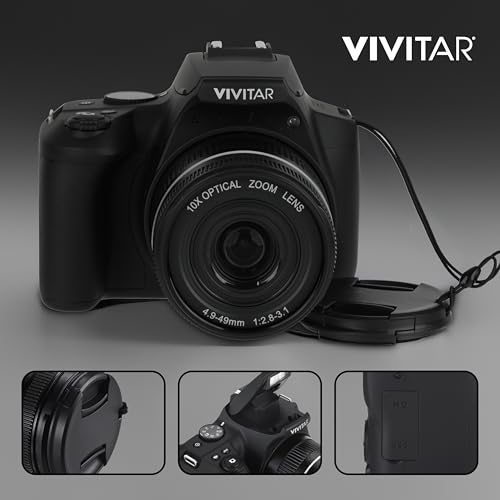 Image of 4K Digital Camera with 64 MP, 70x Optical Zoom, 3.0 inch LCD Display, LED Flash, Auto Focus, Macro Mode, 4K Video Recording, Memory Included, Photography and Vlog Camera