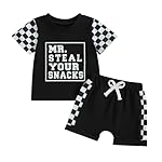 4th of July Baby Boy Outfit I Dig 4th of July Excavator Shirt Solid Shorts 2Pcs Toddler Boys Fourth of July Outfits