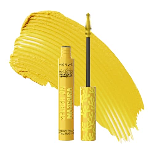 wet n wild Spongebob Waterproof Mascara, Long-Lasting Volumizing Waterproof Colored Mascara, Black, 6 ml (Pack of 1) - Image 2