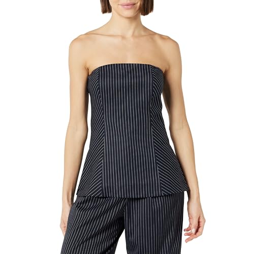 Image of The Drop womens Stowe Woven Strapless Tunic
