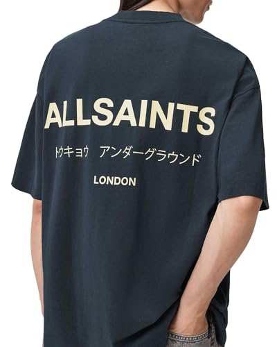 Image of AllSaints Men's Underground Oversized Short Sleeve Crew Neck Shirt