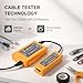 Network Cable Tester, Multifunction Wire Line Finder for RJ45 and HDMI, Durable ABS Material -, Fast Accurate Testing, Ideal for Industrial and Construction Us
