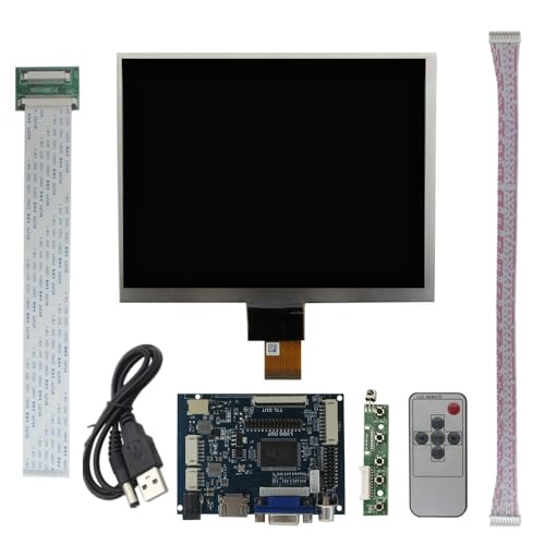 8 Zoll 4:3 1024x768 IPS vielseitiges Universal Tragbares DIY LCD Display Bildschirm HDMI/VGA/AV Treibersteuerplatine Raspberry Pi PC Computer Zweitbildschirm Monitor. 8 Zoll 4:3 1024x768 IPS vielseitiges Universal Tragbares DIY LCD Display Bildschirm HDMI/VGA/AV Treibersteuerplatine Raspberry Pi PC Computer Zweitbildschirm Monitor.