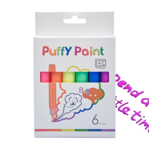 Pennarelli Da Disegno - Set Di 6 Penne 3D Creative | Vernice A Rilievo | Set Di...