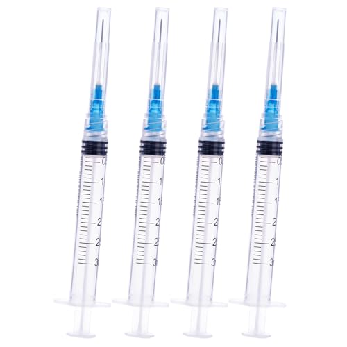 3ml with 23 Gauge 1 Inch, Lab Supplie, for Industrial Scientific Labs, Liquid Dispensing, Pack of 100