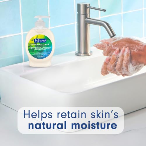 Image of Softsoap Moisturizing Liquid Hand Soap, Soothing Clean Aloe Vera - 7.5 Fl Oz (Pack of 6)