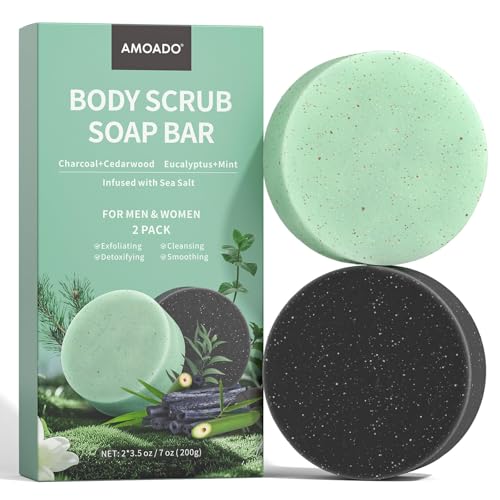 10 Best Exfoliating Soap Bars for Radiantly Smooth Skin 8 Exfoliating Body Scrub Soaps (2 Pack)