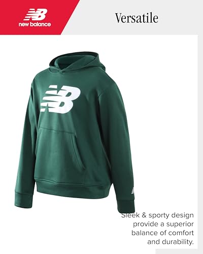 New Balance Boys Sweatsuit Set - 2 Piece Fleece Pullover Hoodie and Jogger Sweatpants - Active Sweatsuit (Sizes 2T-16)4