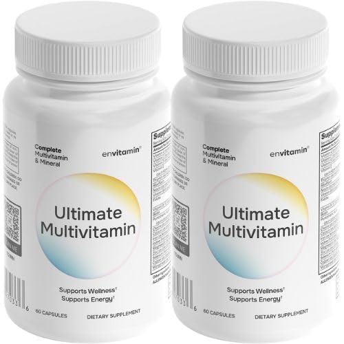 Ultimate Multivitamin Multimineral and Superfood with 42 Fruit and Vegetable Blend, 60 Count (Ultimate 2 Pack)