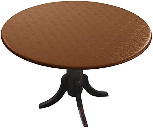 Enduretex Fitted Tablecloth tablecover, Table Cover Color: Bronze