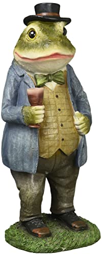 丸和貿易 置物 インテリア 玄関 ガーデンに! おしゃれ 動物 マスコット チアフルフレンズ かえるのゲーリー