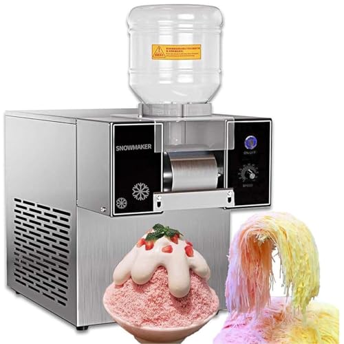 Electric Snow Cone Ice Crusher Machine - Fast 3s Ice Shaving, Adjustable Thickness, Continuous Maker for Home & Office Parties, Korean Shaved Ice Maker, 180KG Capacity