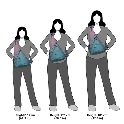 Image of KL928 Canvas Sling Bag - Small Crossbody Backpack Shoulder Casual Daypack Rucksack for Men Women
