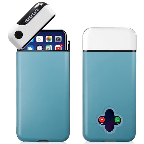 BAIFULAI Funda con candado para celular con temporizador, caja de seguridad para teléfono, caja fuerte para móvil con cerradura de tiempo, autocontrol, temporizada, caja de cierre con temporizador