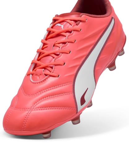 Puma King PRO FG/AG, Unisex Fussballschuh, Glowing RED-Puma White-RED FIRE, – Ansicht 6