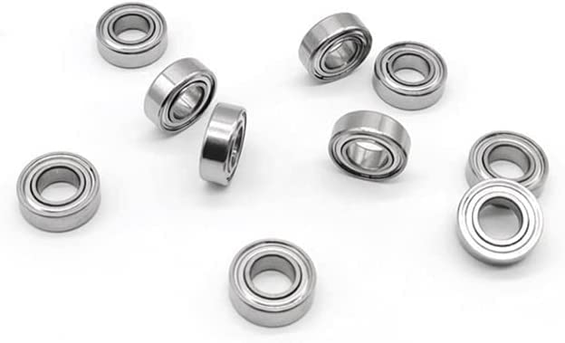 10Pcs SMR128ZZ CB Air Bearing ABEC-7 8x12x3.5mm Stainless Steel Hybrid Ceramic Bearing Dry Ocean Fishing Reels MR128