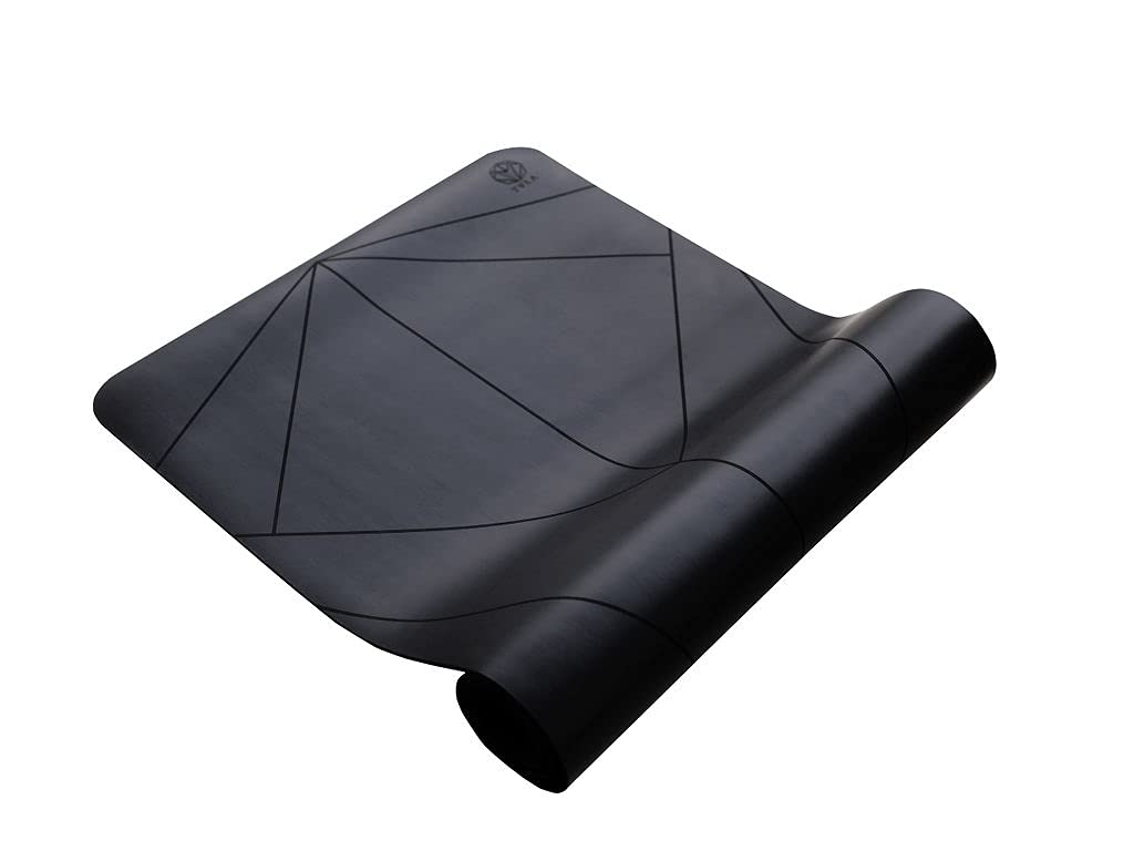 Yoga Align MAT Alignment-Based Engraved Markers Non-Slip and Sweat Absorbing Workout Mat